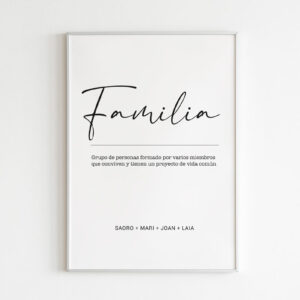 lamina familia personalizada