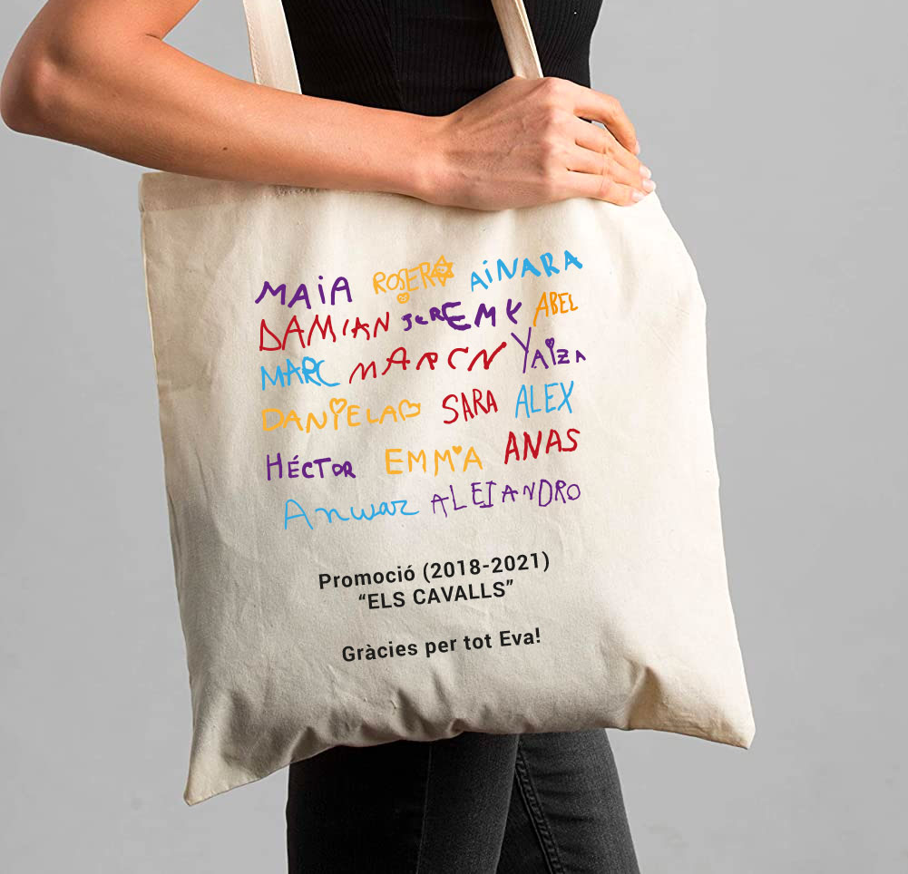 Tote Bags Bolsas Tela NiÃ±os Personalizadas Tote Bag Mochila - Main Image