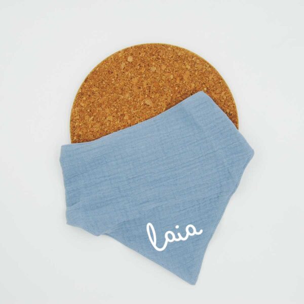 bandana personalizada con nombre para bebé - Imagen 2
