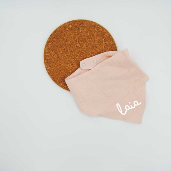 bandana personalizada con nombre para bebé - Imagen 4