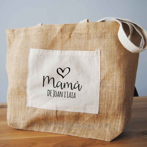 bolso yute para mamá