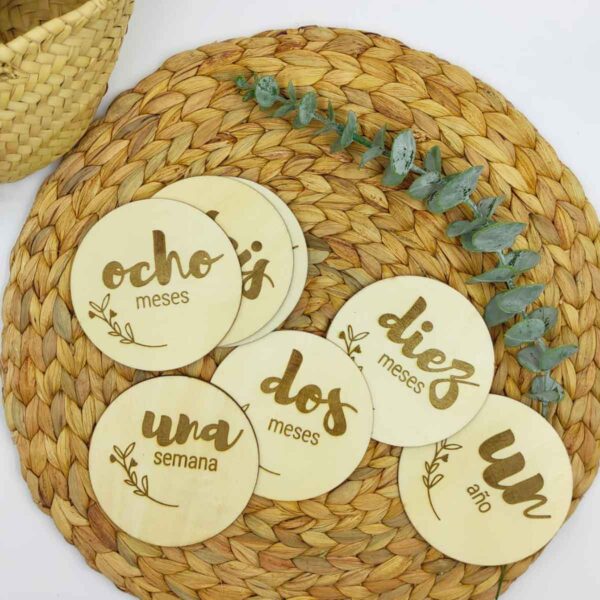 Placas cumplemes de madera