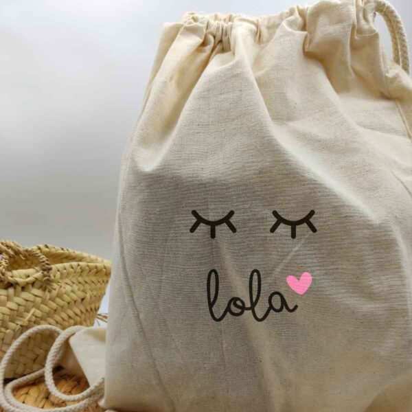 Mochila tela dibujo - Imagen 3