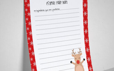 Carta Papá Noel, descargable e imprimible