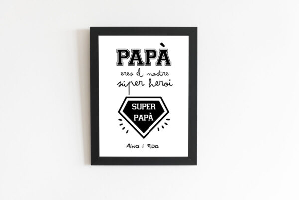 Lámina "Súper papá"