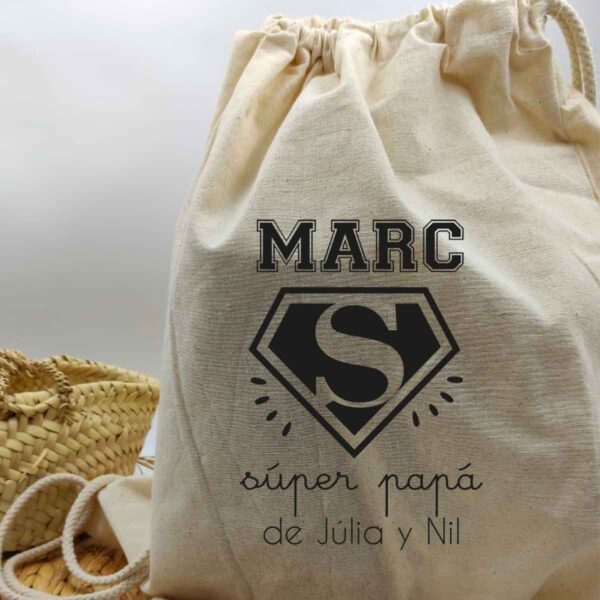 Mochila tela para papá