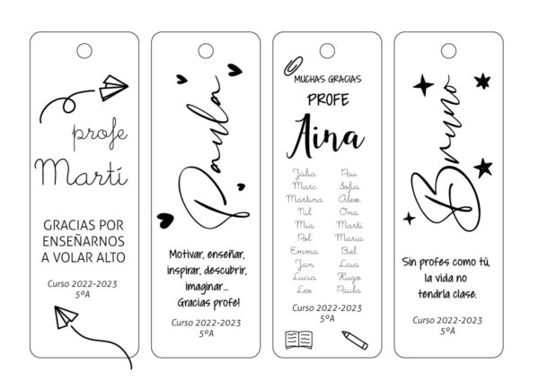 Marcapáginas profe - Imagen 2