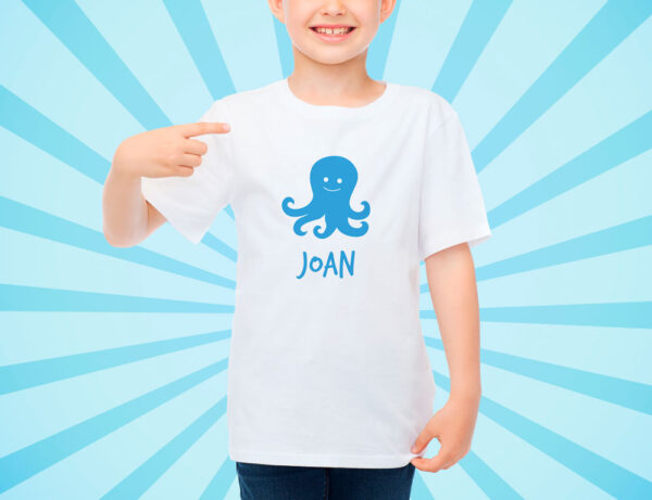 Camiseta verano pulpo