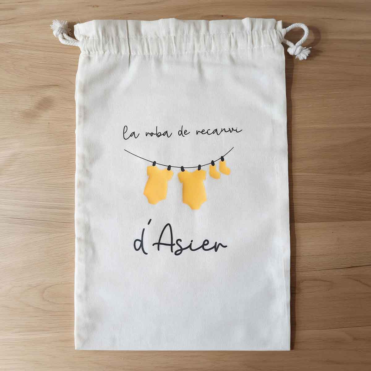 Bolsa recambio ropa personalizada