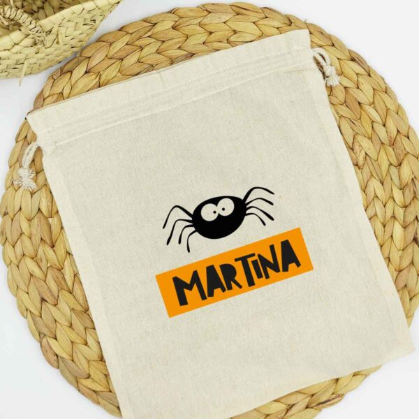 Bolsa Halloween araña