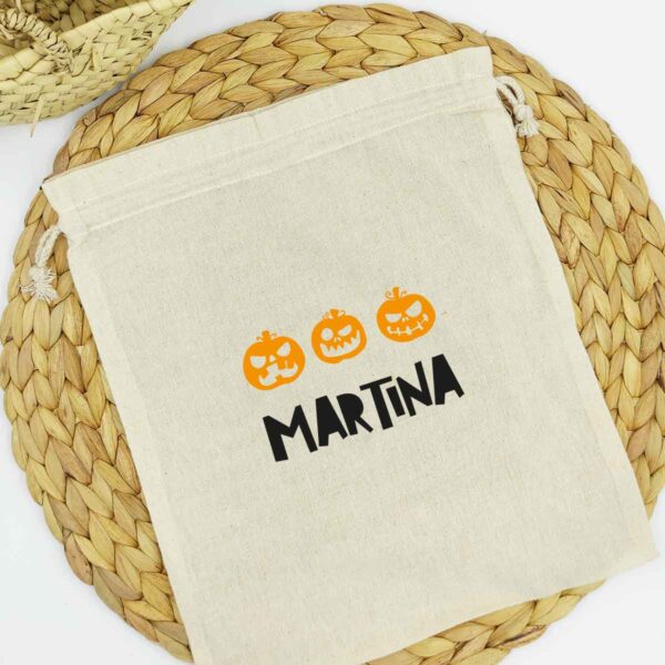Bolsa Halloween calabazas