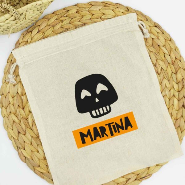 Bolsa Halloween calavera