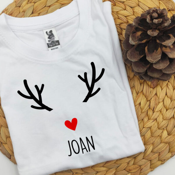Camiseta Navidad reno