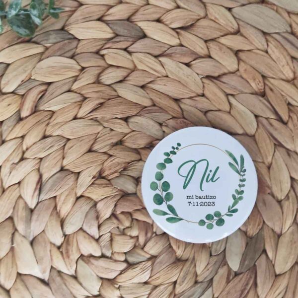 Chapas personalizadas para eventos