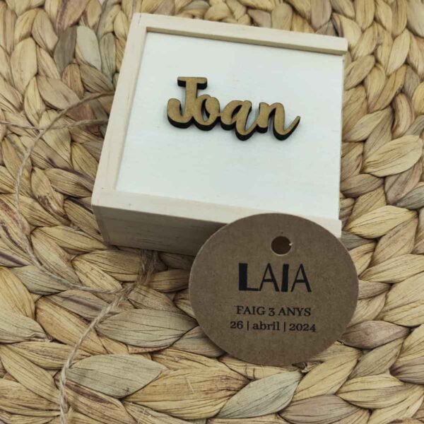 Tres en Raya de madera personalizado - Imagen 2