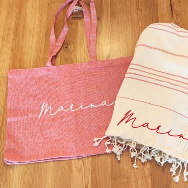 Pack Verano Bolsa y Toalla Personalizados