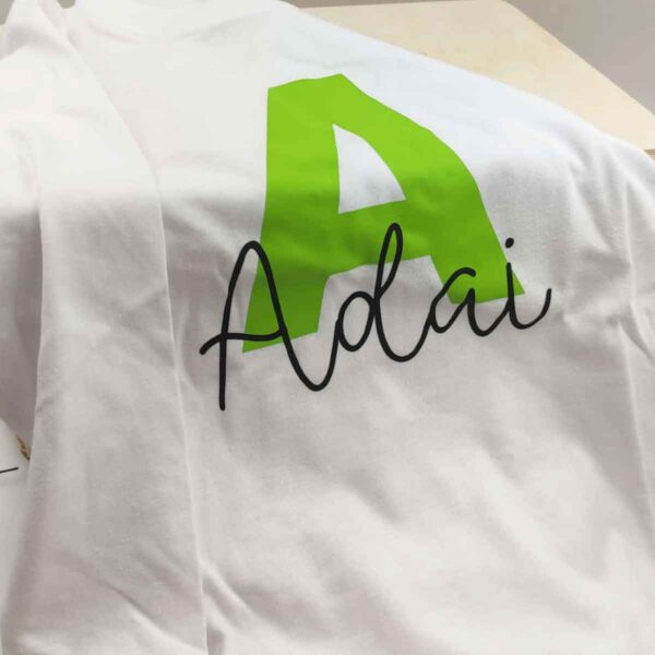 Camiseta manga larga Inicial Personalizada para Niños - Imagen 2