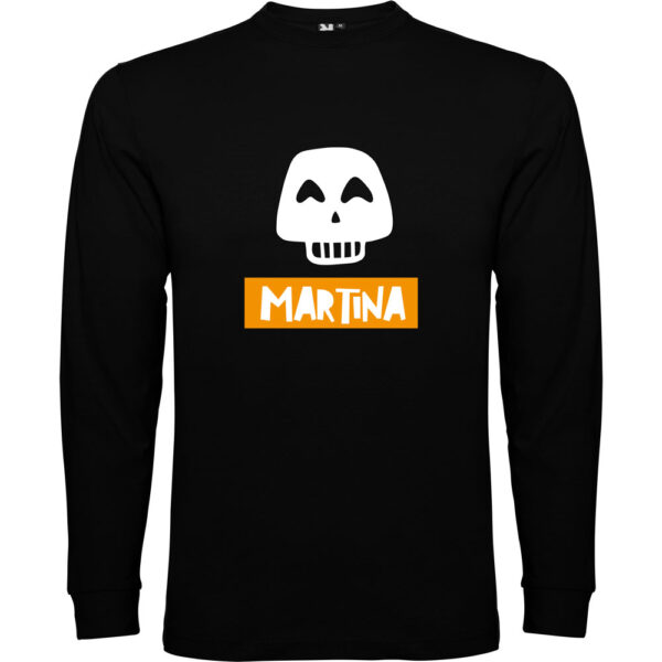 Camiseta Halloween Calavera personalizada