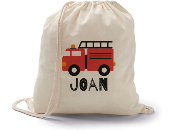 Mochila tela bombero