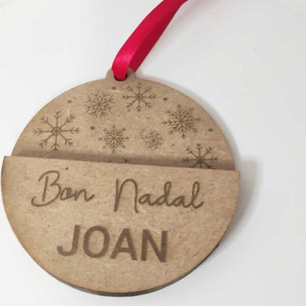 Bola de Navidad para regalar dinero - Imagen 3