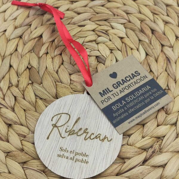 Bola de Navidad Personalizada Solidaria DANA