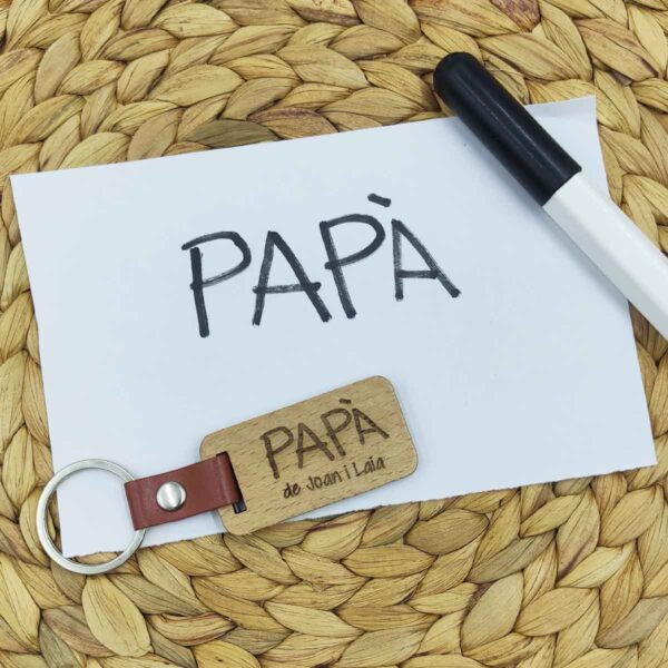 Llavero personalizado para papá