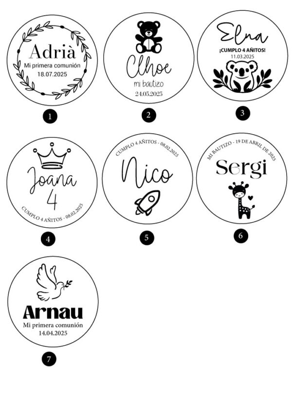 Imán de madera personalizado para eventos - Imagen 2