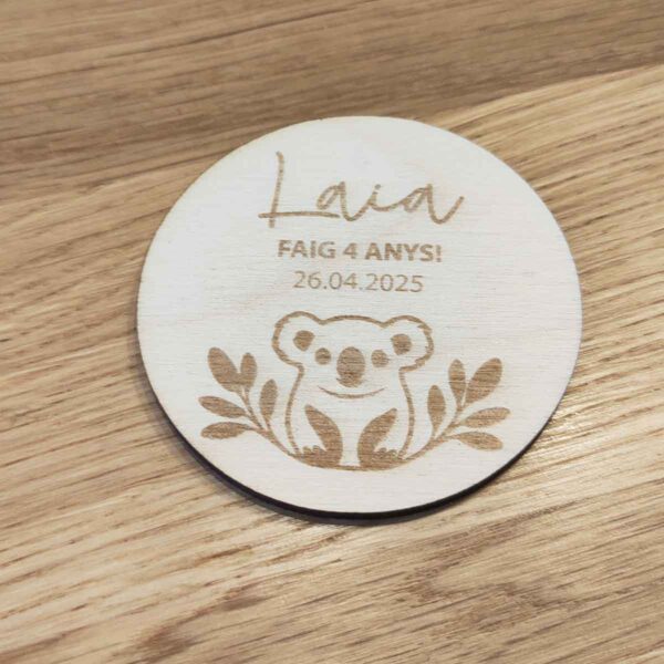 Imán de madera personalizado para eventos - Imagen 3
