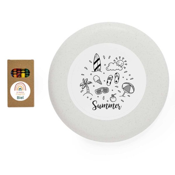 Frisbee para Colorear con Ceras para eventos