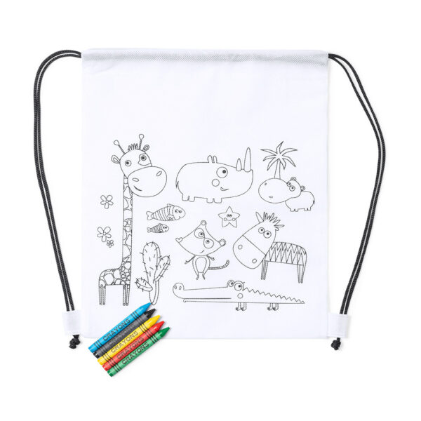 Mochila para Pintar con Ceras de Colores