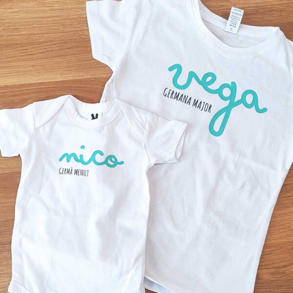 Pack camisetas hermanos