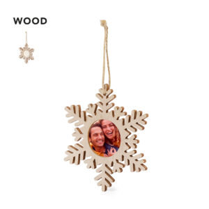 Adorno navideño portafotos para árbol