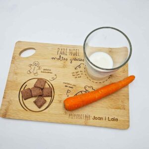 Bandeja de Papá Noel o Reyes Magos personalizada