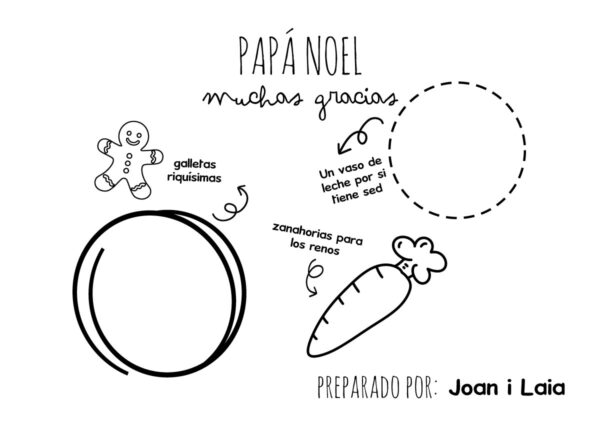 Bandeja de Papá Noel o Reyes Magos personalizada - Imagen 4
