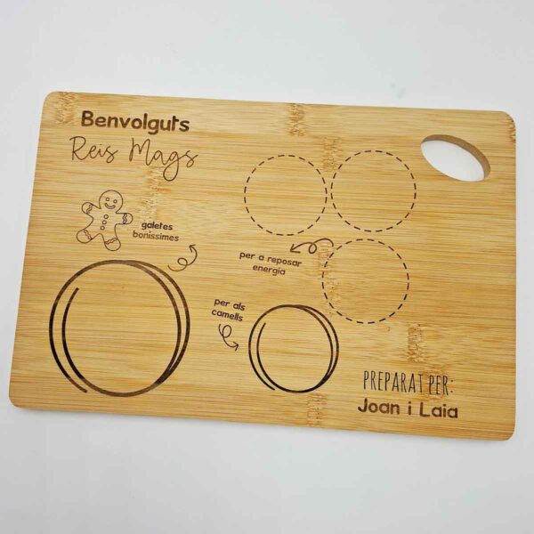 Bandeja de Papá Noel o Reyes Magos personalizada - Imagen 3