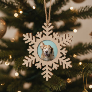 Adorno navideño portafotos para árbol