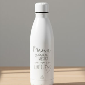 Botella para profes personalizada