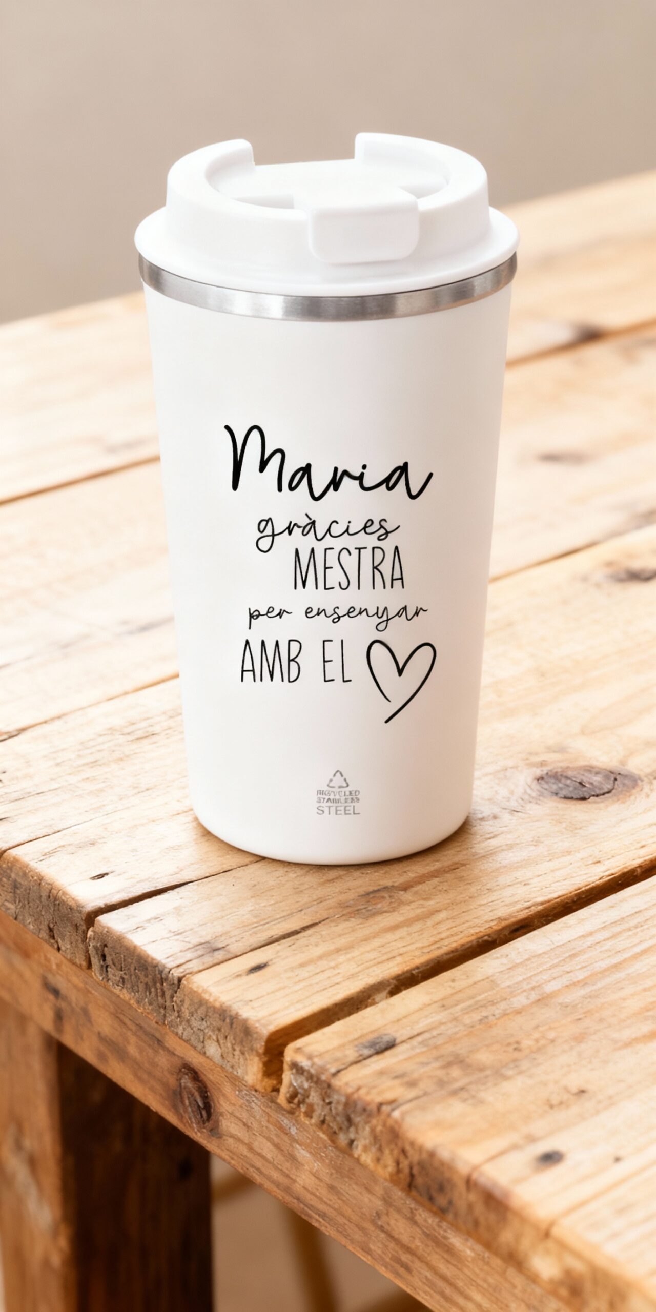 Vaso térmico para profes personalizado