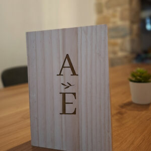 Marco / Libro de madera para pareja