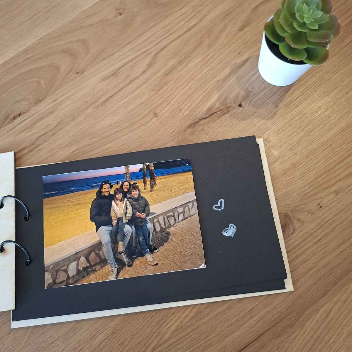 Álbum de Fotos de Madera Personalizado para Papá - Imagen 2