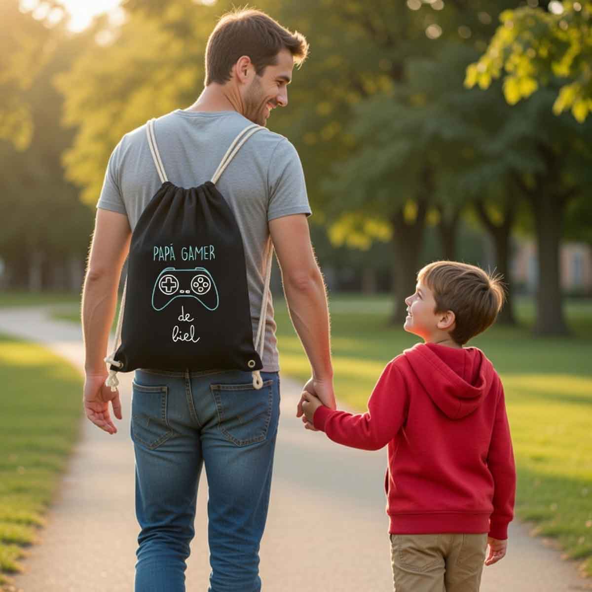 Mochila Papá Gamer Personalizada - Imagen 2
