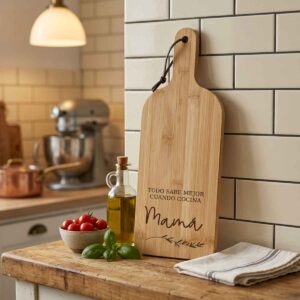 Tabla de bambú para mamá