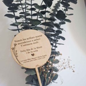 Topper de Madera Personalizado Día de la Madre