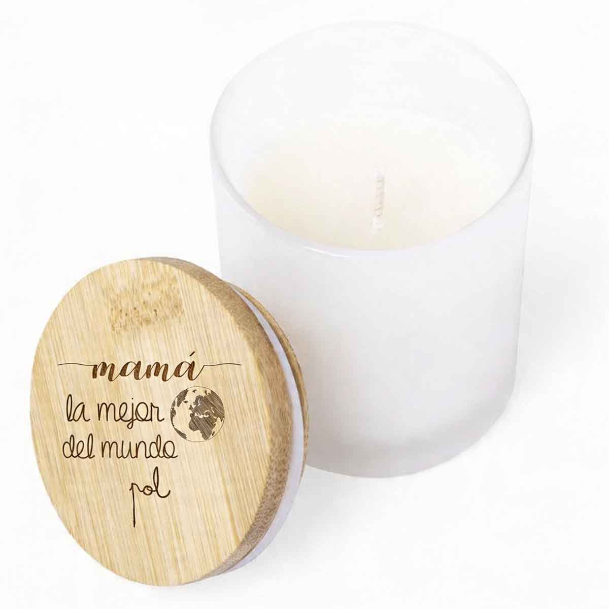 Vela personalizada aroma vainilla