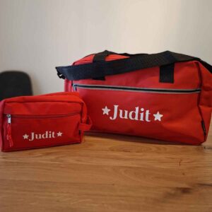 Pack Bolsa de Deporte + Neceser Personalizado con Nombre